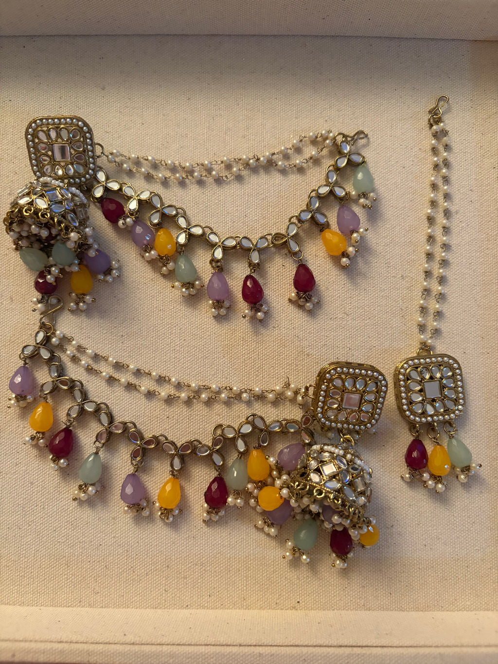 Colourful Tikka Sahare Set