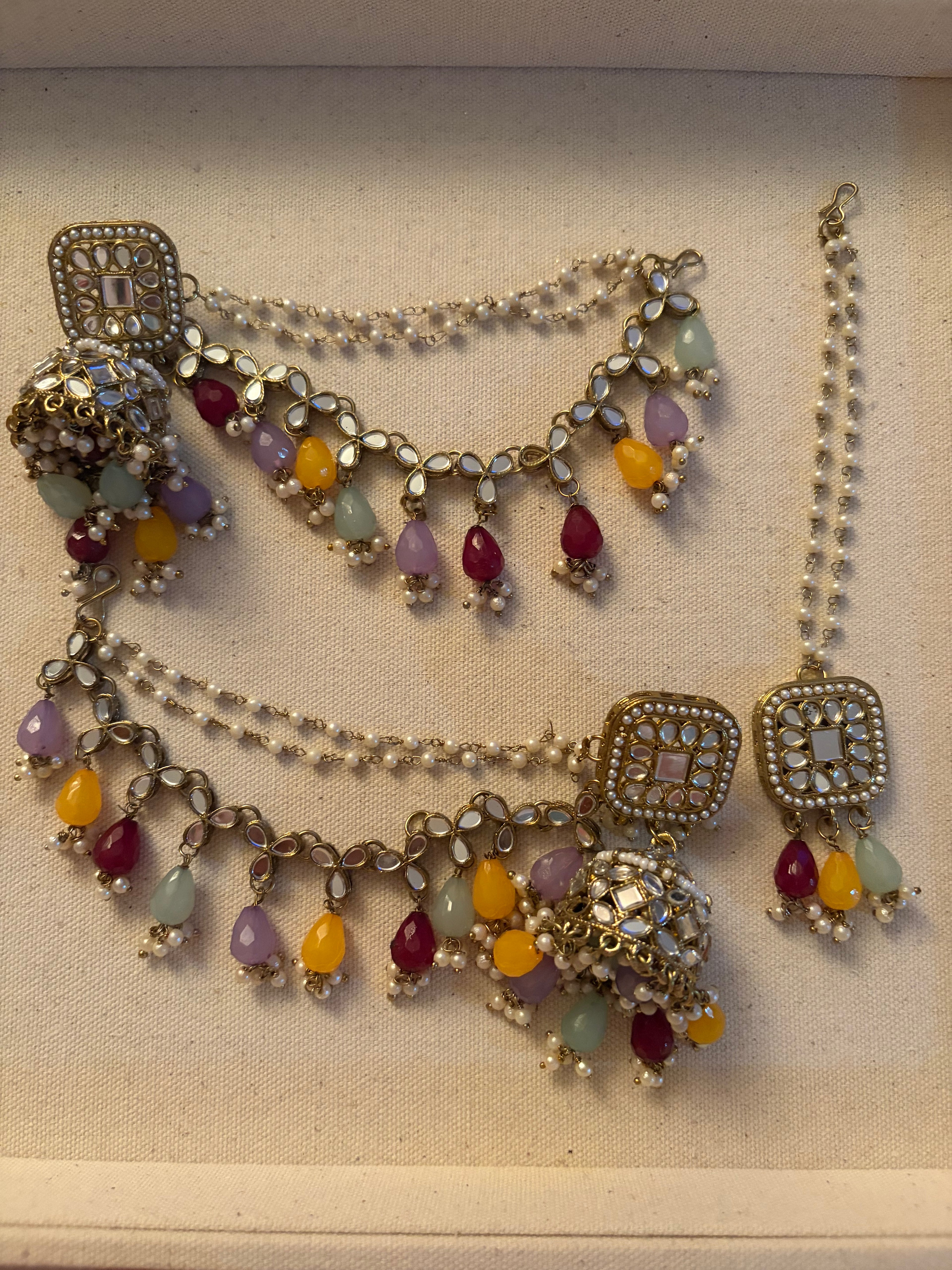 Colourful Tikka Sahare Set
