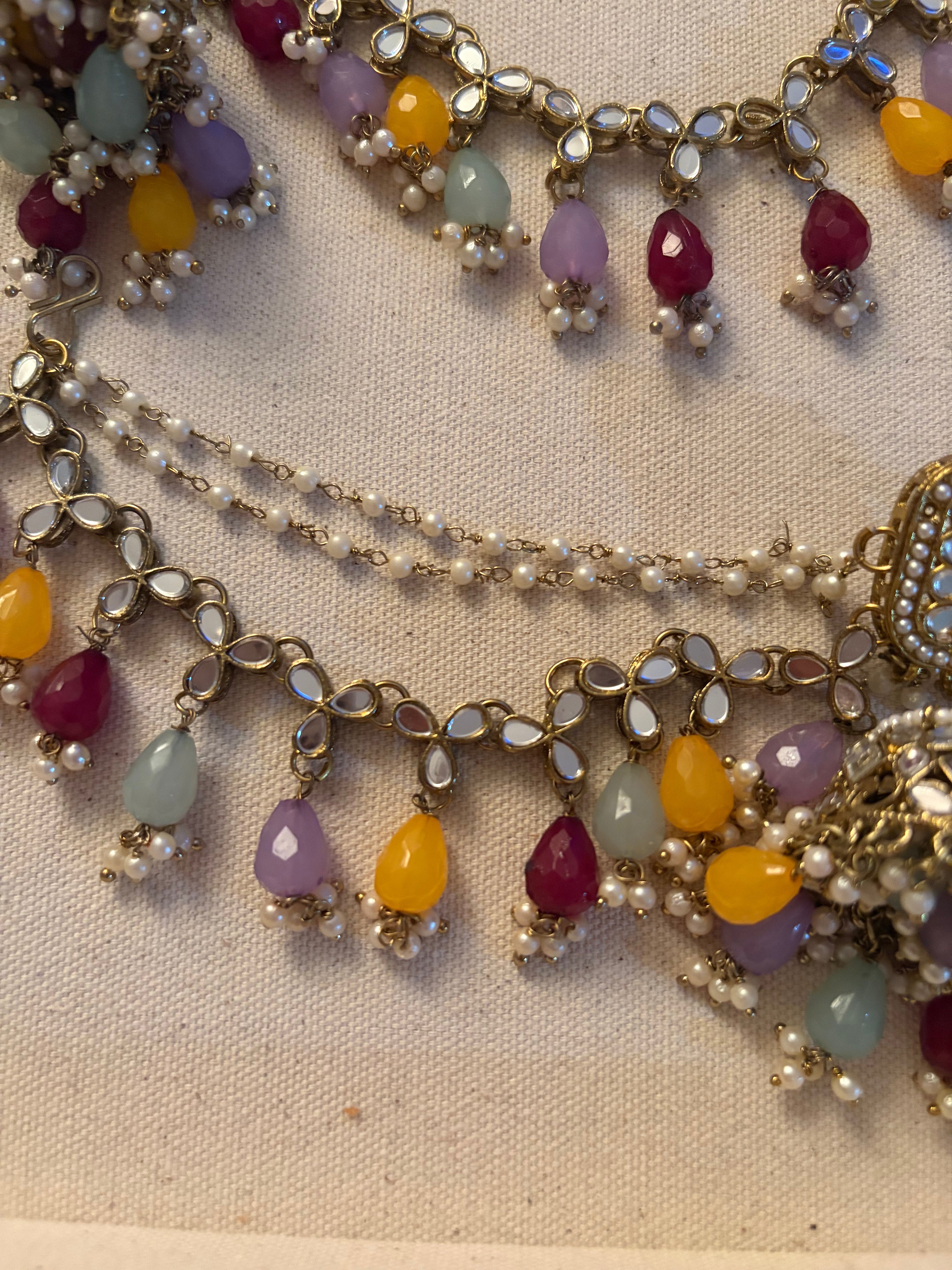 Colourful Tikka Sahare Set