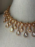 Kundan Droplet Necklace and Earring Set