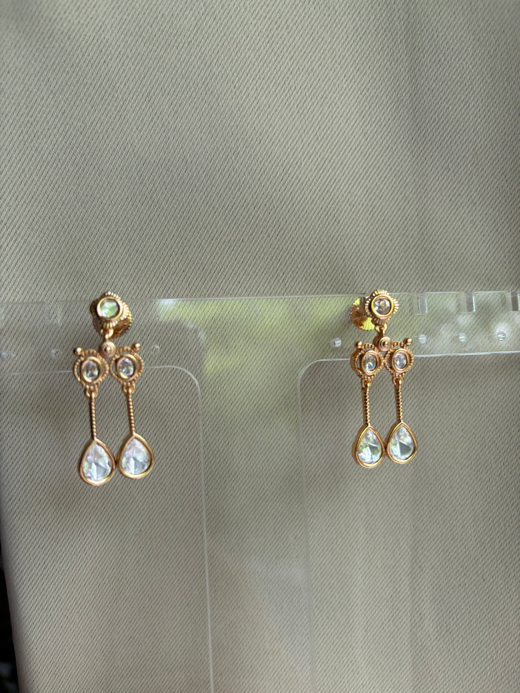 Kundan Droplet Necklace and Earring Set